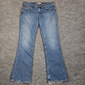 LEI Chelsea Low Rise Bootcut Jeans Women's Juniors 9 Blue Distressed Y2K Vintage